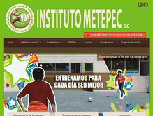 Tablet Screenshot of institutometepec.com